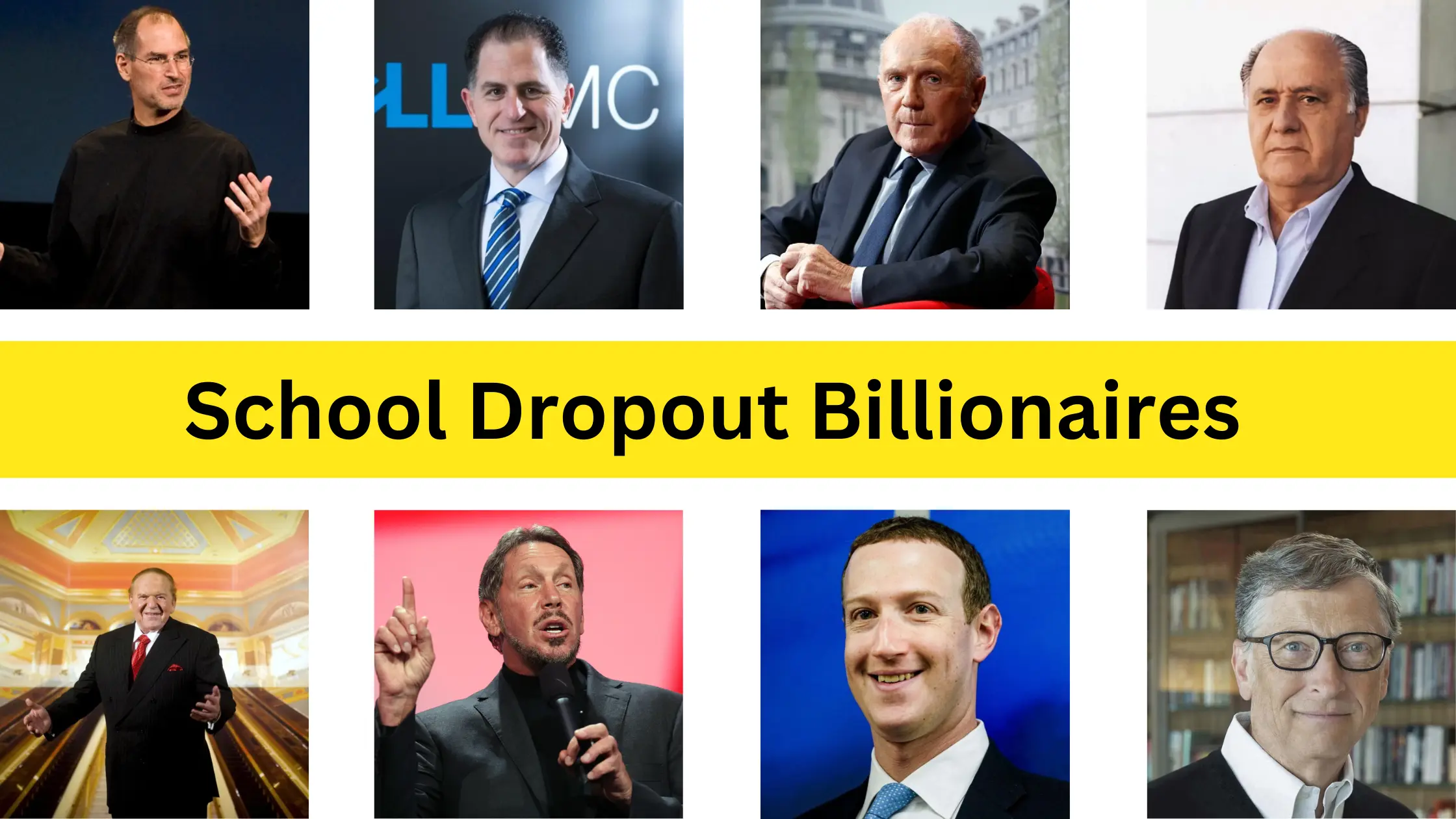 You are currently viewing Top 10 Billionaires Who Never Finished School or College?