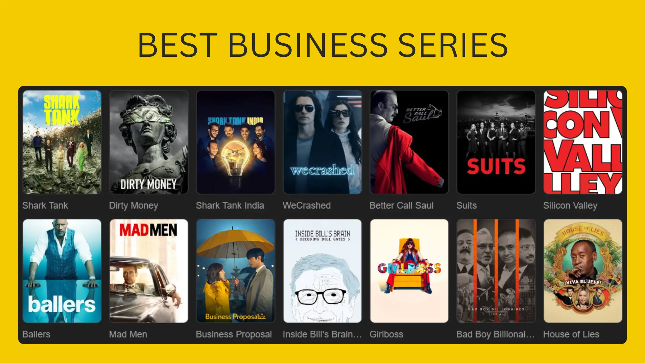 You are currently viewing 25 Best Business Series You Should Watch in 2024?